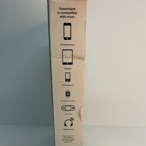 Portable Phone Charger  Travel Portfolio w/Built-in Power Bank By MODENA - Picture 4 of 4